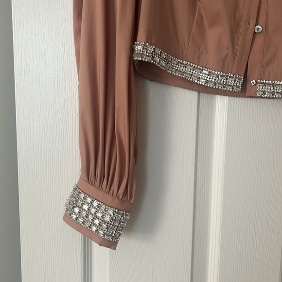 Cinq à Sept Diamond Studded Top - Picture 2 of 3